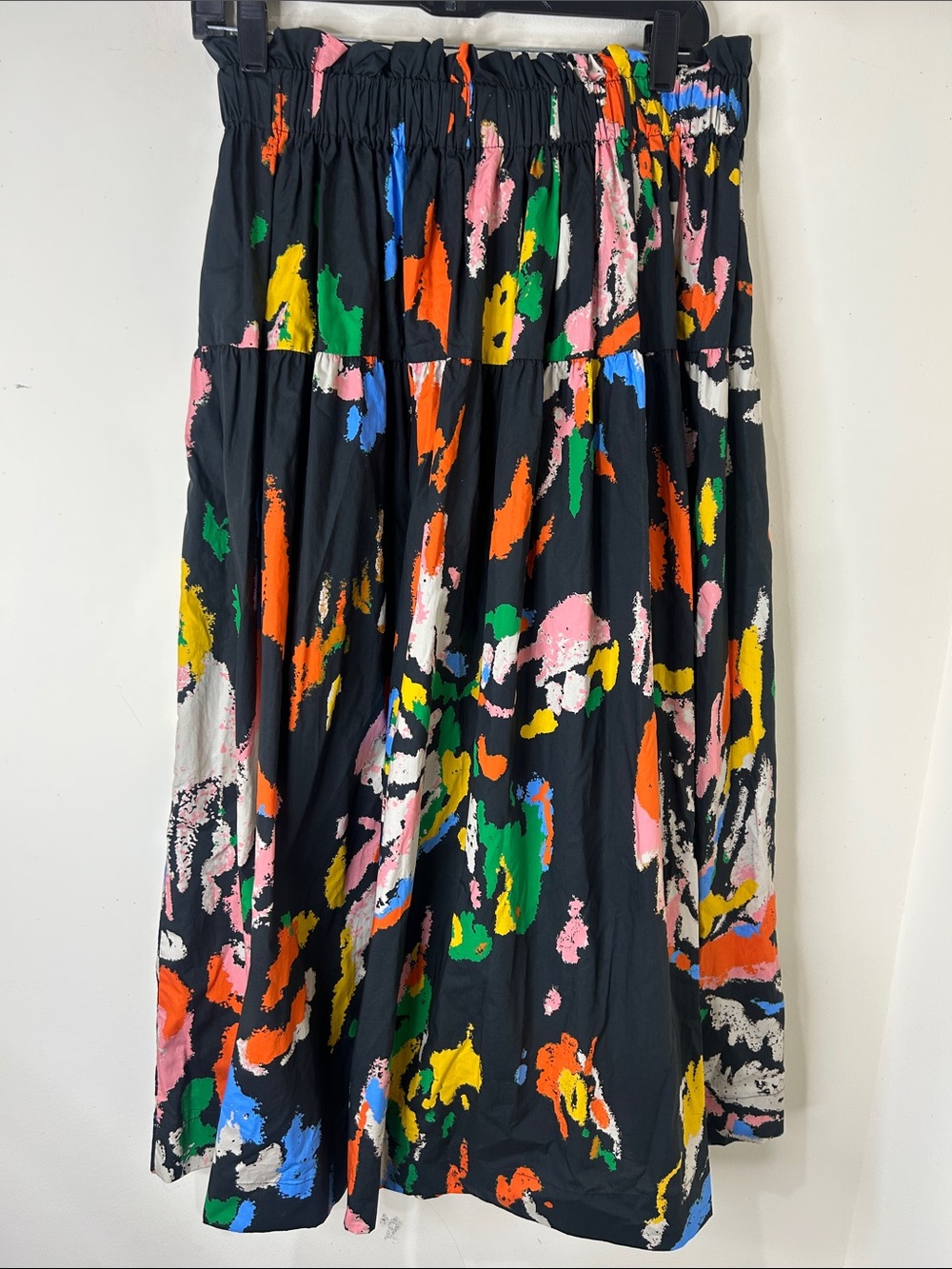 NWT A.L.C. Jayden Printed Cotton Midi-Skirt Size Medium - Picture 4 of 13